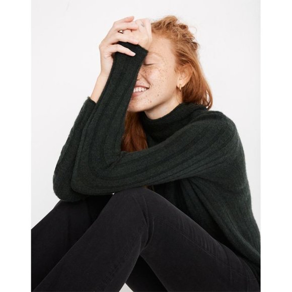 Madewell Sweaters - NWT Madewell Evercrest Turtleneck Sweater Forest